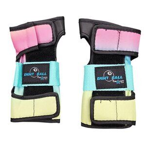 Kid's Eight Ball Triple Eight Rainbow Wrist Braces Left & Right 8 Plus 3 Strap
